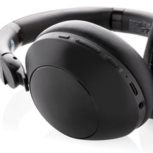 Carica l'immagine nel visualizzatore di Gallery, cuffie bluetooth personalizzate in abs riciclato, pu colore nero_nero 121704674 DET09
