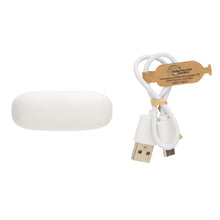 Carica l'immagine nel visualizzatore di Gallery, auricolari wireless da personalizzare in abs riciclato, silicone colore bianco_bianco 121704675 DET07
