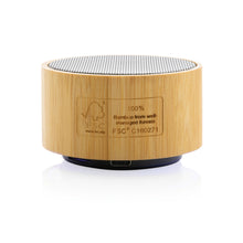Carica l'immagine nel visualizzatore di Gallery, casse speaker bluetooth personalizzate in fsc® bambù, abs riciclato colore nero_nero 121704676 DET04
