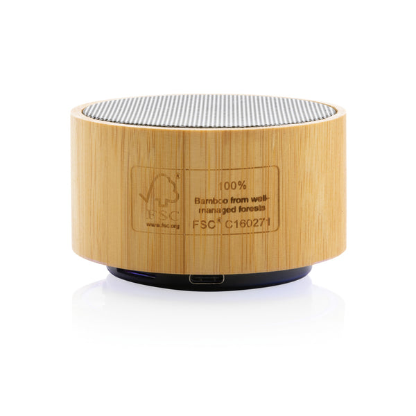 Carica l'immagine nel visualizzatore di Gallery, casse speaker bluetooth personalizzate in fsc® bambù, abs riciclato colore nero_nero 121704676 DET09
