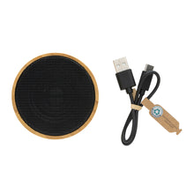Carica l'immagine nel visualizzatore di Gallery, casse speaker bluetooth personalizzate in fsc® bambù, abs riciclato colore nero_nero 121704676 DET05
