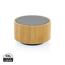 Carica l'immagine nel visualizzatore di Gallery, casse speaker bluetooth personalizzate in fsc® bambù, abs riciclato colore nero_nero 121704676 DET01

