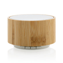 Carica l'immagine nel visualizzatore di Gallery, casse speaker bluetooth da personalizzare in fsc® bambù, abs riciclato colore bianco_bianco 121704676 DET03
