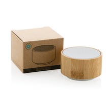Carica l'immagine nel visualizzatore di Gallery, casse speaker bluetooth da personalizzare in fsc® bambù, abs riciclato colore bianco_bianco 121704676 DET09
