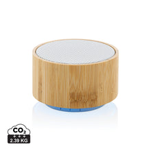 Carica l'immagine nel visualizzatore di Gallery, casse speaker bluetooth da personalizzare in fsc® bambù, abs riciclato colore bianco_bianco 121704676 DET01
