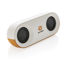 Carica l'immagine nel visualizzatore di Gallery, casse speaker bluetooth stampate con logo in abs riciclato, fsc® sughero colore marrone_marrone 121704678 DET07
