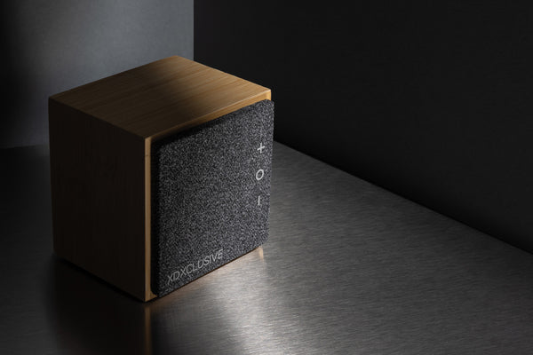 Carica l'immagine nel visualizzatore di Gallery, casse speaker bluetooth stampate con logo in fsc® bambù colore marrone_marrone 121704680 DET09
