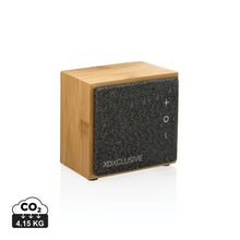 Carica l'immagine nel visualizzatore di Gallery, casse speaker bluetooth stampate con logo in fsc® bambù colore marrone_marrone 121704680 DET01
