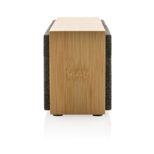 Carica l'immagine nel visualizzatore di Gallery, casse speaker bluetooth stampate con logo in fsc® bambù colore marrone_marrone 121704681 DET05
