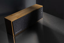 Carica l'immagine nel visualizzatore di Gallery, casse speaker bluetooth stampate con logo in fsc® bambù colore marrone_marrone 121704681 DET09
