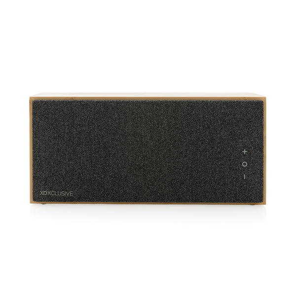 Carica l'immagine nel visualizzatore di Gallery, casse speaker bluetooth stampate con logo in fsc® bambù colore marrone_marrone 121704682 DET09
