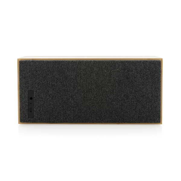 Carica l'immagine nel visualizzatore di Gallery, casse speaker bluetooth stampate con logo in fsc® bambù colore marrone_marrone 121704682 DET09
