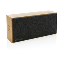 Carica l'immagine nel visualizzatore di Gallery, casse speaker bluetooth stampate con logo in fsc® bambù colore marrone_marrone 121704682 DET09
