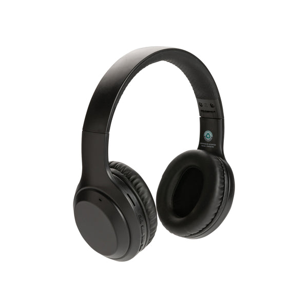 Carica l'immagine nel visualizzatore di Gallery, cuffie bluetooth personalizzate in abs riciclato, tpe riciclato colore nero_nero 121704683 DET09
