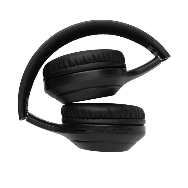 Carica l'immagine nel visualizzatore di Gallery, cuffie bluetooth personalizzate in abs riciclato, tpe riciclato colore nero_nero 121704683 DET09
