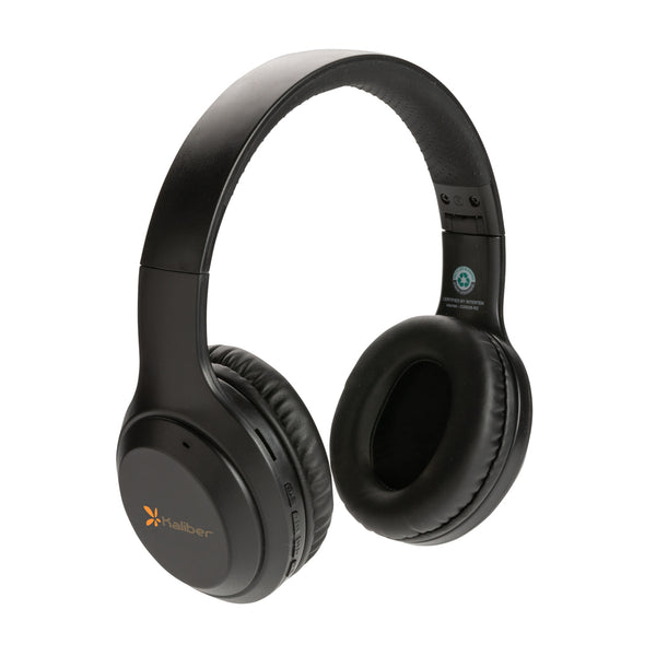 Carica l'immagine nel visualizzatore di Gallery, cuffie bluetooth personalizzate in abs riciclato, tpe riciclato colore nero_nero 121704683 DET09

