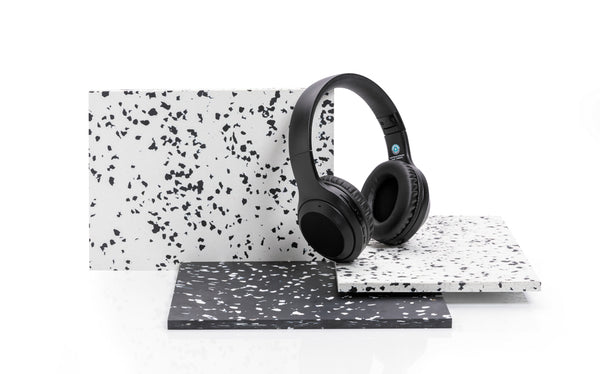 Carica l'immagine nel visualizzatore di Gallery, cuffie bluetooth personalizzate in abs riciclato, tpe riciclato colore nero_nero 121704683 DET09
