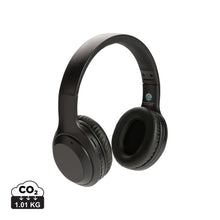 Carica l'immagine nel visualizzatore di Gallery, cuffie bluetooth personalizzate in abs riciclato, tpe riciclato colore nero_nero 121704683 DET01
