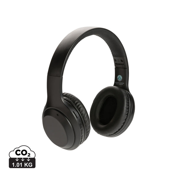 Carica l'immagine nel visualizzatore di Gallery, cuffie bluetooth personalizzate in abs riciclato, tpe riciclato colore nero_nero 121704683 DET09

