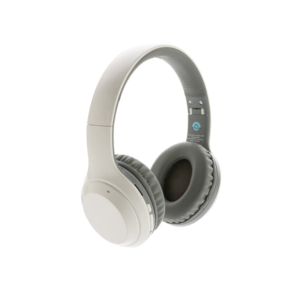 Carica l'immagine nel visualizzatore di Gallery, cuffie bluetooth da personalizzare in abs riciclato, tpe riciclato colore bianco_bianco 121704683 DET09
