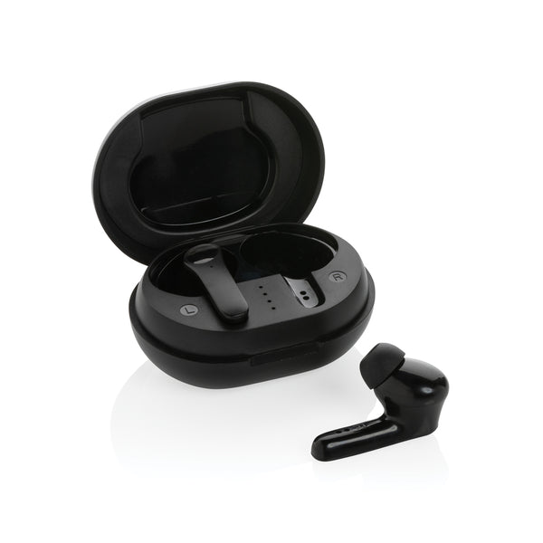 Carica l'immagine nel visualizzatore di Gallery, auricolari wireless personalizzati in abs riciclato, tpe riciclato colore nero_nero 121704684 DET09
