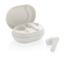 Carica l'immagine nel visualizzatore di Gallery, auricolari wireless da personalizzare in abs riciclato, tpe riciclato colore bianco_bianco 121704684 DET07
