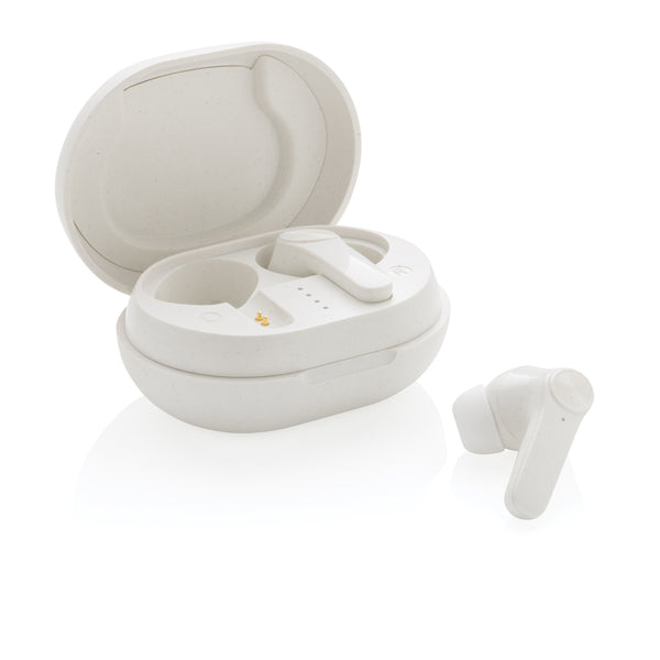Carica l'immagine nel visualizzatore di Gallery, auricolari wireless da personalizzare in abs riciclato, tpe riciclato colore bianco_bianco 121704684 DET09
