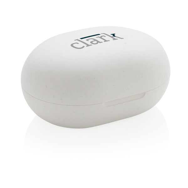 Carica l'immagine nel visualizzatore di Gallery, auricolari wireless da personalizzare in abs riciclato, tpe riciclato colore bianco_bianco 121704684 DET09
