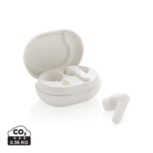 Carica l'immagine nel visualizzatore di Gallery, auricolari wireless da personalizzare in abs riciclato, tpe riciclato colore bianco_bianco 121704684 DET01
