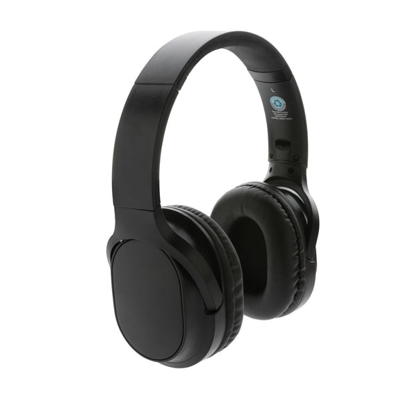 Carica l'immagine nel visualizzatore di Gallery, cuffie bluetooth personalizzate in abs riciclato colore nero_nero 121704686 DET09
