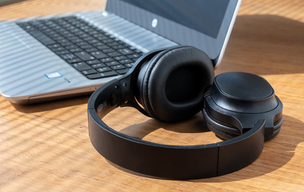 Carica l'immagine nel visualizzatore di Gallery, cuffie bluetooth personalizzate in abs riciclato colore nero_nero 121704686 DET09
