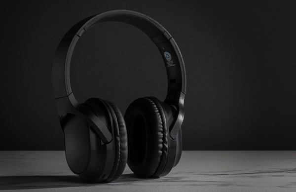 Carica l'immagine nel visualizzatore di Gallery, cuffie bluetooth personalizzate in abs riciclato colore nero_nero 121704686 DET09

