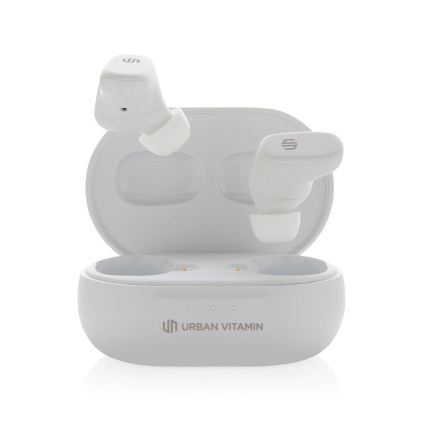Carica l'immagine nel visualizzatore di Gallery, auricolari wireless da personalizzare in abs, pc colore bianco_bianco 121704687 DET09
