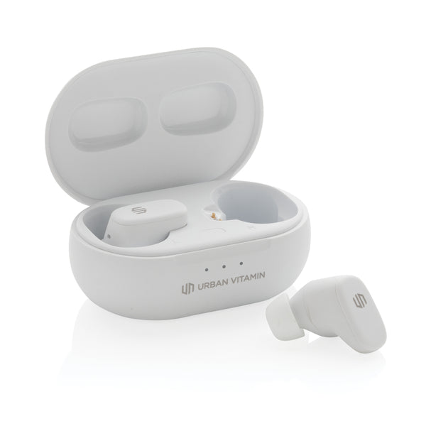 Carica l'immagine nel visualizzatore di Gallery, auricolari wireless da personalizzare in abs, pc colore bianco_bianco 121704687 DET09
