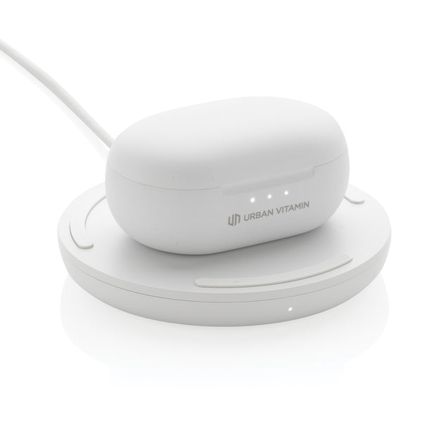 Carica l'immagine nel visualizzatore di Gallery, auricolari wireless da personalizzare in abs, pc colore bianco_bianco 121704687 DET09
