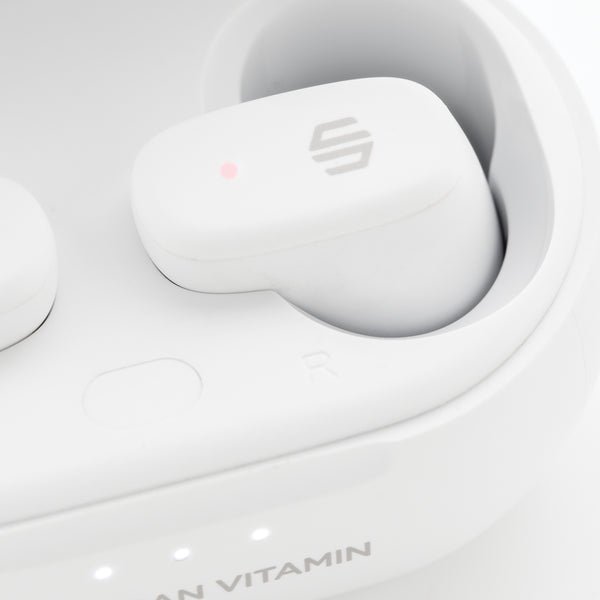 Carica l'immagine nel visualizzatore di Gallery, auricolari wireless da personalizzare in abs, pc colore bianco_bianco 121704687 DET09
