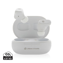 Carica l'immagine nel visualizzatore di Gallery, auricolari wireless da personalizzare in abs, pc colore bianco_bianco 121704687 DET01
