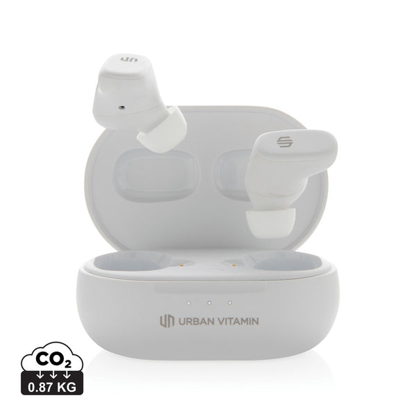Carica l'immagine nel visualizzatore di Gallery, auricolari wireless da personalizzare in abs, pc colore bianco_bianco 121704687 DET09
