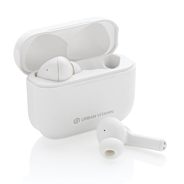 Carica l'immagine nel visualizzatore di Gallery, auricolari wireless da personalizzare in abs colore bianco_bianco 121704688 DET09
