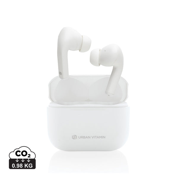 Carica l'immagine nel visualizzatore di Gallery, auricolari wireless da personalizzare in abs colore bianco_bianco 121704688 DET09
