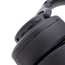 Carica l'immagine nel visualizzatore di Gallery, cuffie bluetooth personalizzate in abs, pu colore nero_nero 121704692 DET08
