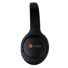 Carica l'immagine nel visualizzatore di Gallery, cuffie bluetooth personalizzate in abs, pu colore nero_nero 121704692 DET09
