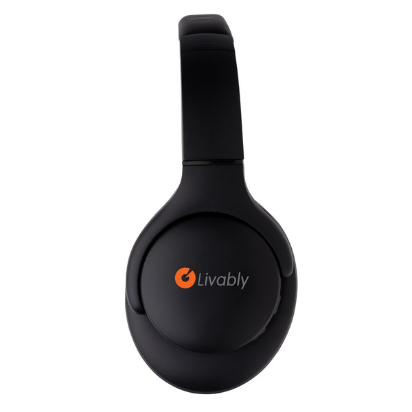 Carica l'immagine nel visualizzatore di Gallery, cuffie bluetooth personalizzate in abs, pu colore nero_nero 121704692 DET09
