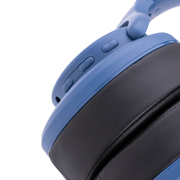 Carica l'immagine nel visualizzatore di Gallery, cuffie bluetooth personalizzate in abs, pu colore blu_blu 121704692 DET09
