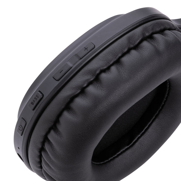 Carica l'immagine nel visualizzatore di Gallery, cuffie bluetooth personalizzate in abs, pu colore nero_nero 121704693 DET09
