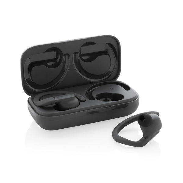 Carica l'immagine nel visualizzatore di Gallery, auricolari wireless da personalizzare in abs riciclato colore grigio_grigio 121704694 DET09
