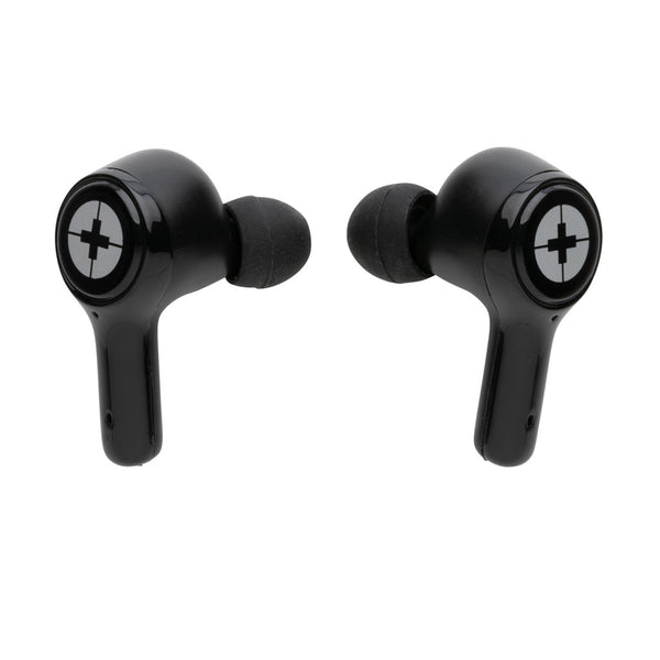 Carica l'immagine nel visualizzatore di Gallery, auricolari wireless personalizzati in abs riciclato colore nero_nero 121704700 DET09

