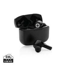 Carica l'immagine nel visualizzatore di Gallery, auricolari wireless personalizzati in abs riciclato colore nero_nero 121704700 DET01
