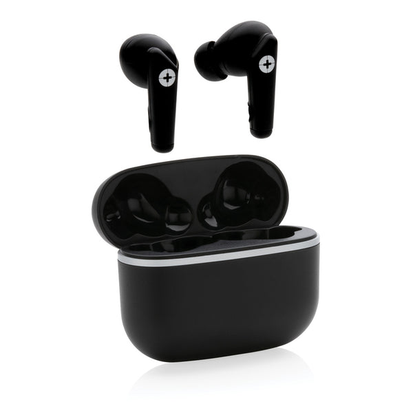Carica l'immagine nel visualizzatore di Gallery, auricolari wireless personalizzati in abs riciclato colore nero_nero 121704701 DET09
