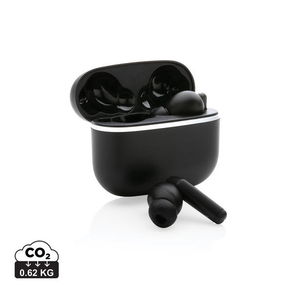 Carica l'immagine nel visualizzatore di Gallery, auricolari wireless personalizzati in abs riciclato colore nero_nero 121704701 DET09
